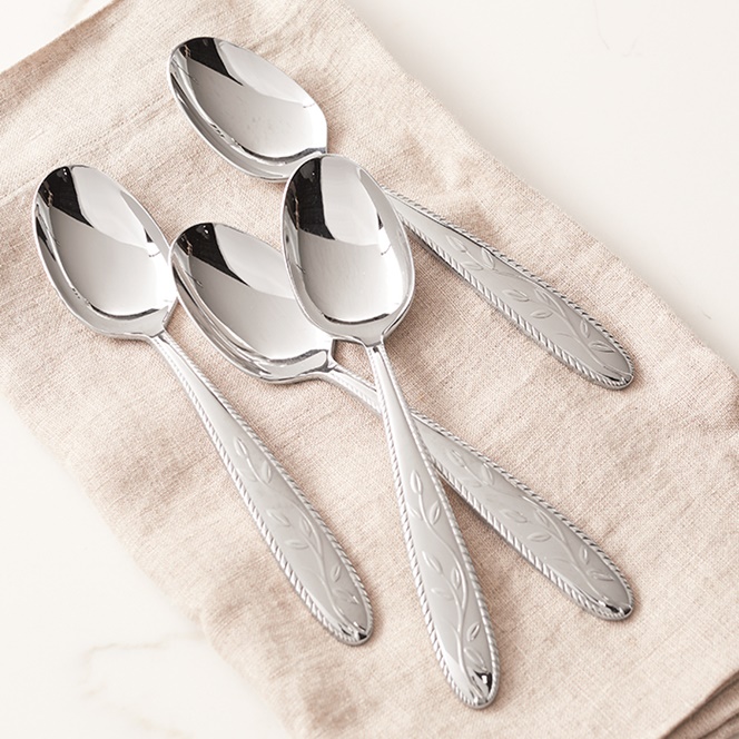 Amalia Flatware - Dinner Spoons (4)