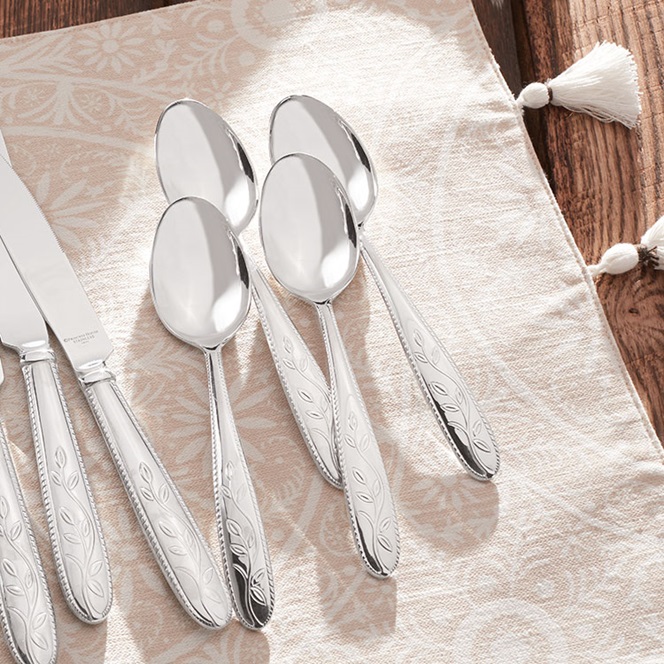 Amalia Flatware - Dinner Spoons (4)