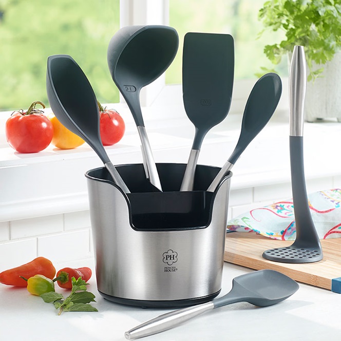 Culinario Series® Tools - Deluxe Rotating Utensil Caddy