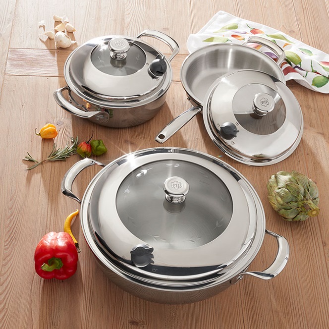 Vida Sana® 5-Ply Stainless Steel Cookware - Starter Set