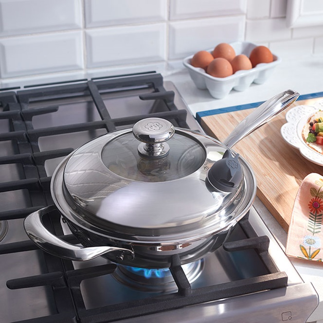 Vida Sana® 5-Ply Stainless Steel Cookware - 9" Skillet