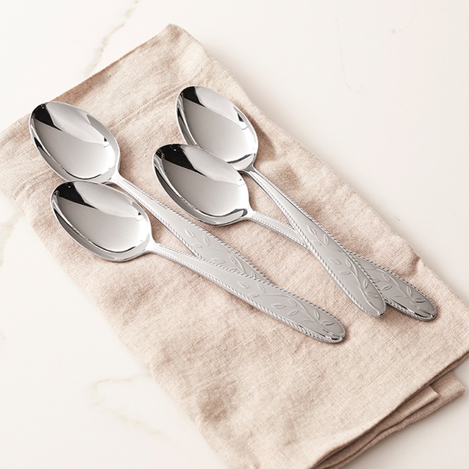 Amalia Flatware - Teaspoons (4)